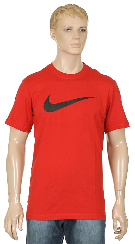 T-shirt Nike Swoosh Fill - 611/Sport Red/Dark Gray Heather