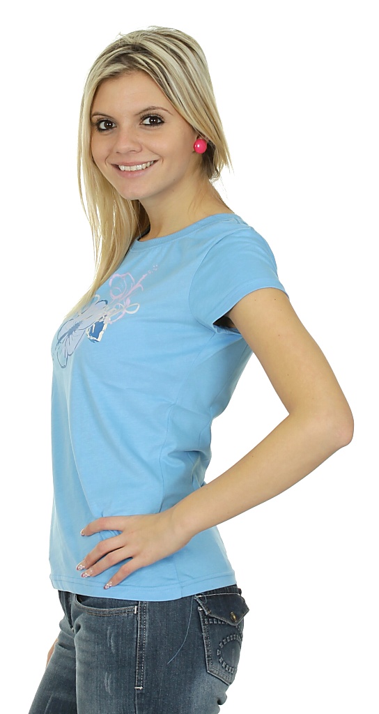 tričko Animal Ashley - Azure Blue