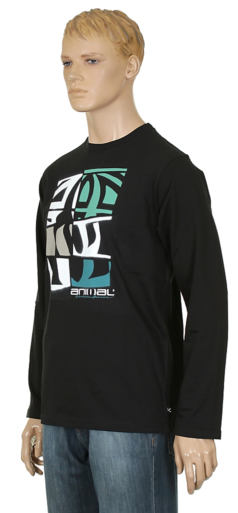 tričko Animal Urrah LS - Black