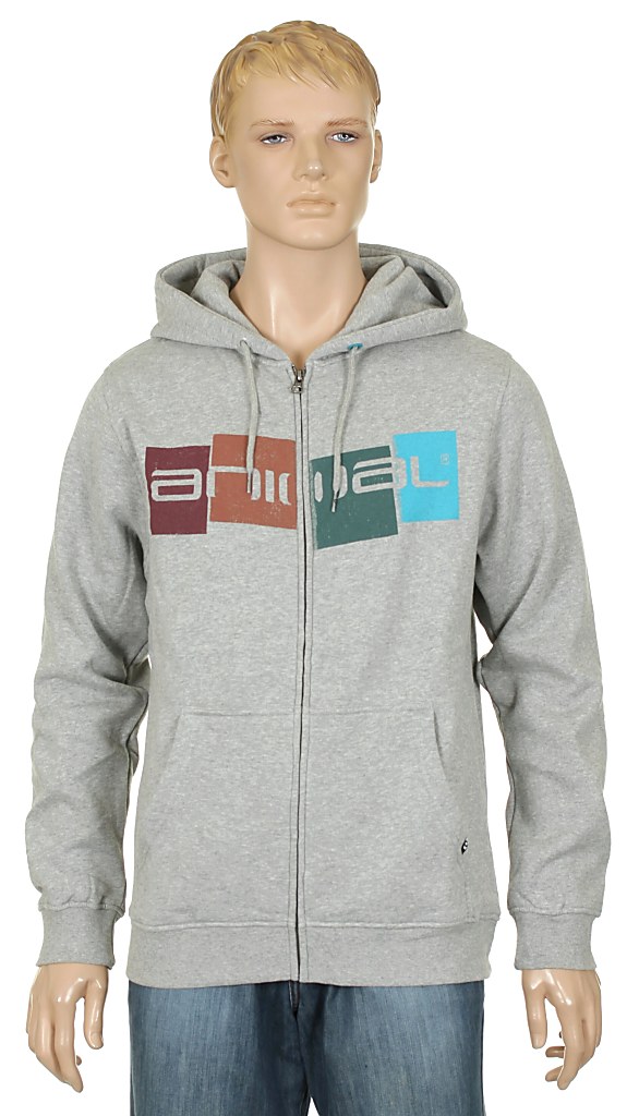 mikina Animal Snowdon Zip - Gray Marle