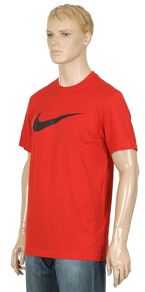 T-shirt Nike Swoosh Fill - 611/Sport Red/Dark Gray Heather