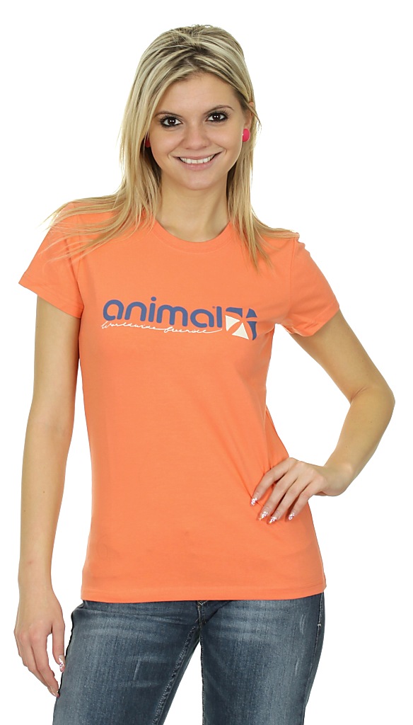 tričko Animal Adele - Orange Coral