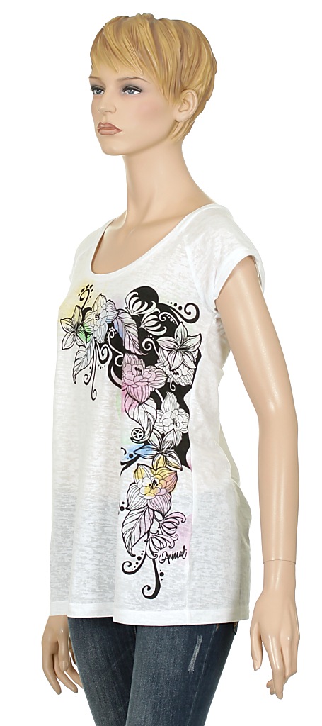 T-shirt Animal Anika Deluxe - White