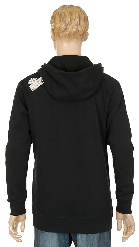hoodie GNU Skull Zip - Black