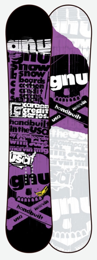 snowboard GNU Carbon Credit - Purple