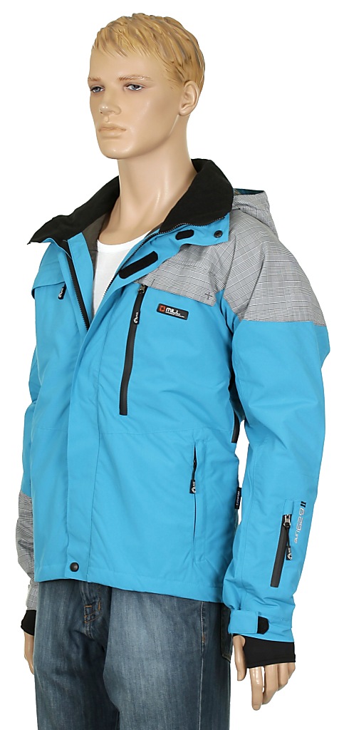 jacket Mill Mountain - Cyan/Black/White
