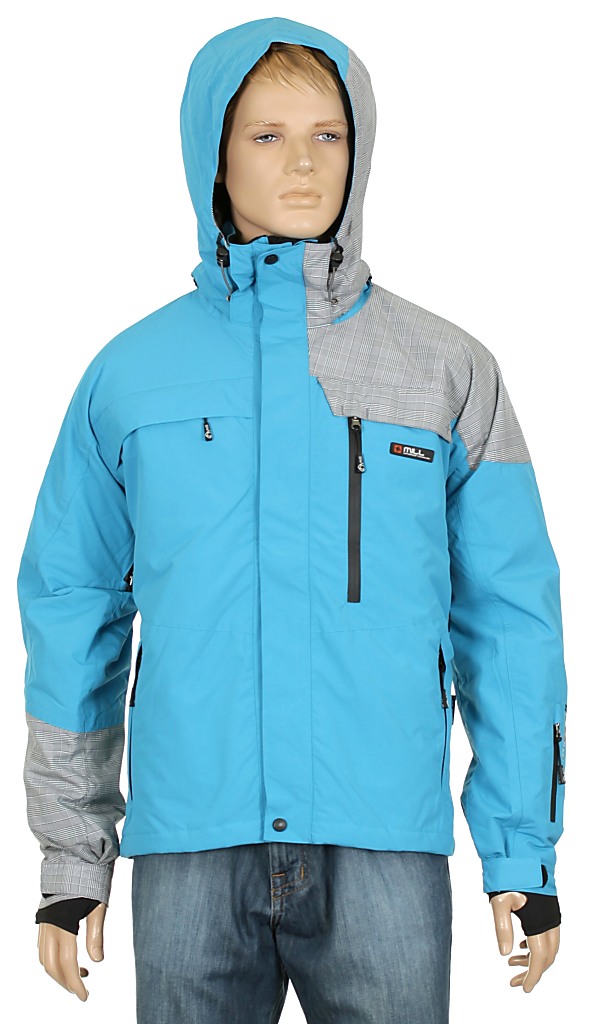 jacket Mill Mountain - Cyan/Black/White