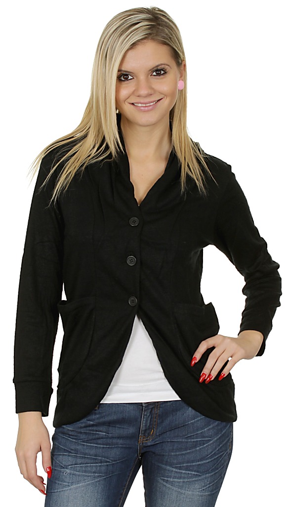 sveter Red Dragon Cindy Cardigan - Black
