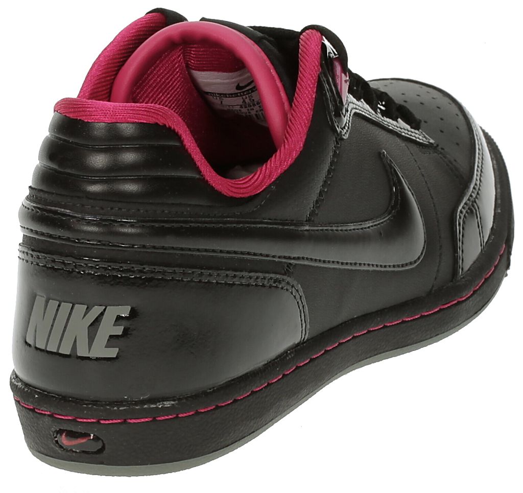 shoes Nike Double Team Lite - Black/Black/Bright Crimson/Tumbled Gray