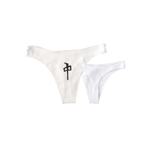 majtki Red Dragon Floss - White