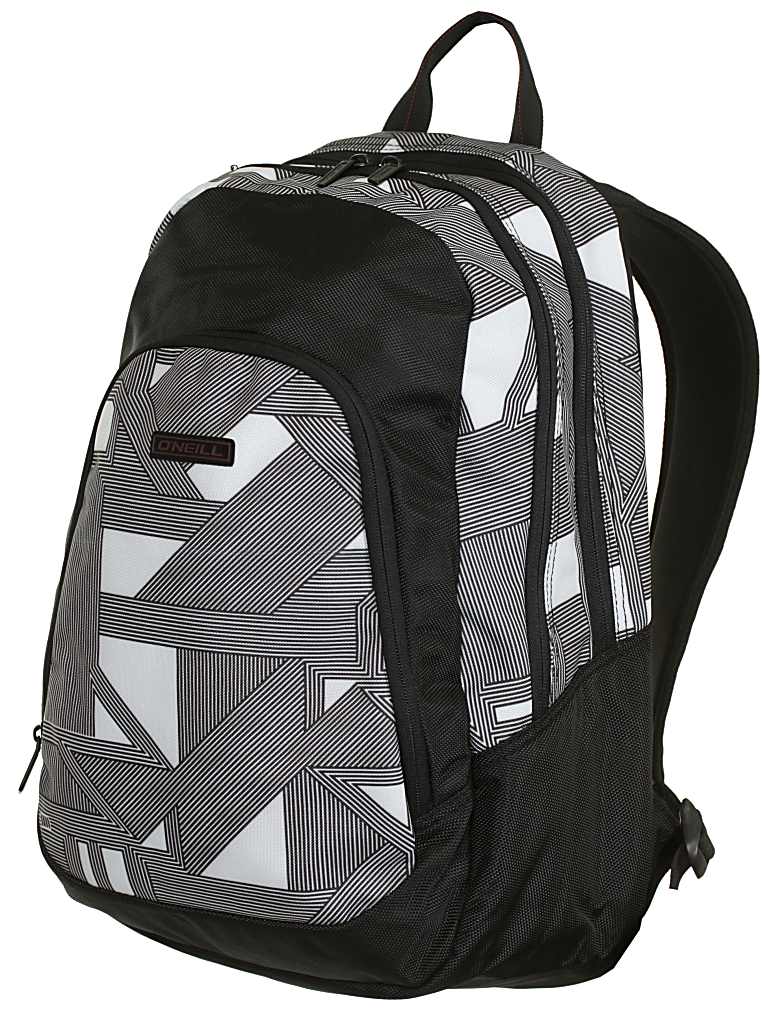 batoh O'neill Sands - Black Aop W/White
