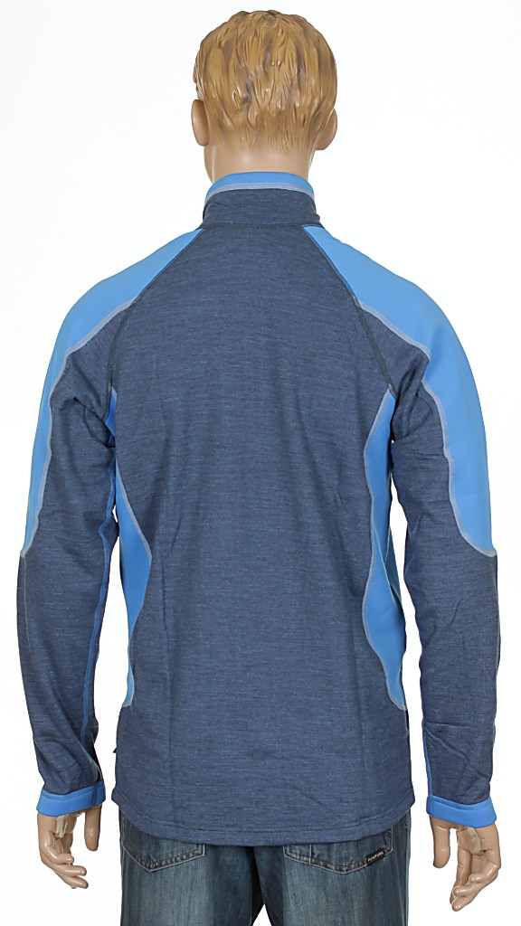 sweter z golfem Moira TR/RZ2 Zip - Blue/Medium Blue