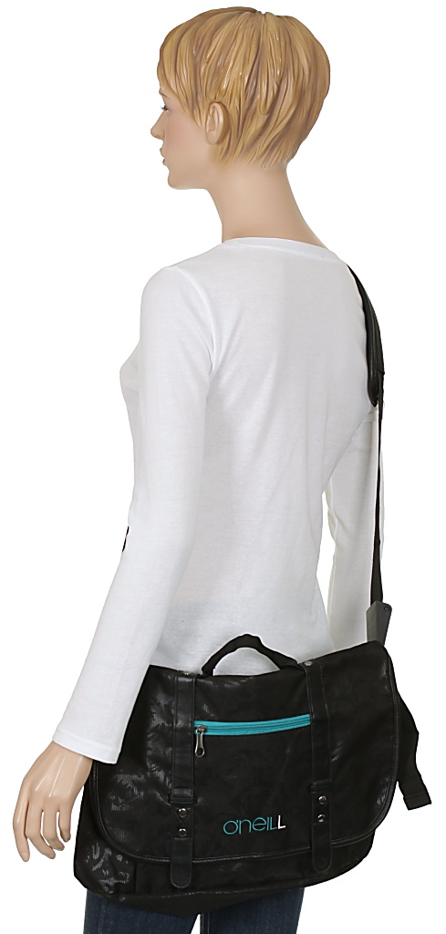 taška O'neill Laguna A4 Messenger - Black Aop