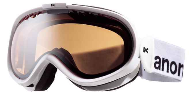 okulary Anon Solace Painted - White/Silver Amber