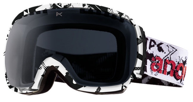 goggles Anon Comrade Printed - Grime/Dark Smoke