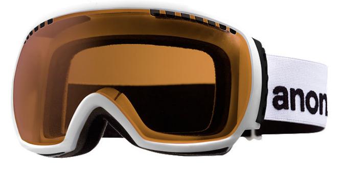 okulary Anon Comrade Painted - White/Amber