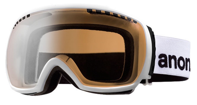 goggles Anon Comrade Painted - White/Silver Amber
