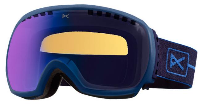 okuliare Anon Comrade Painted - Metallic Blue/Blue Solex