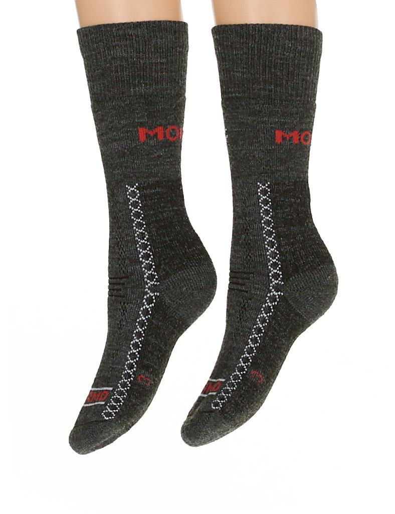 skarpetki Moira PO/THS Thermo Kid's - Gray/Red