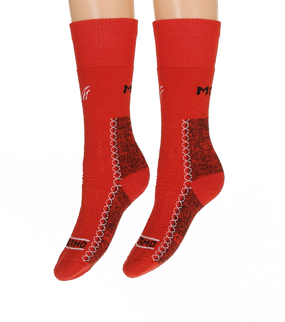ponožky Moira PO/THS Thermo Kid's - Red