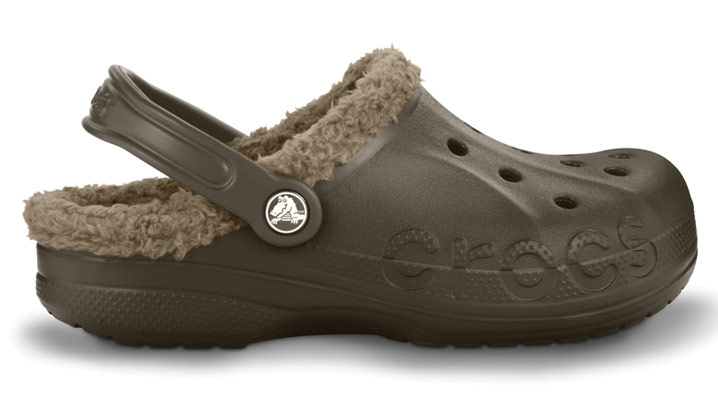 topánky Crocs Baya Lined - Espresso/Khaki