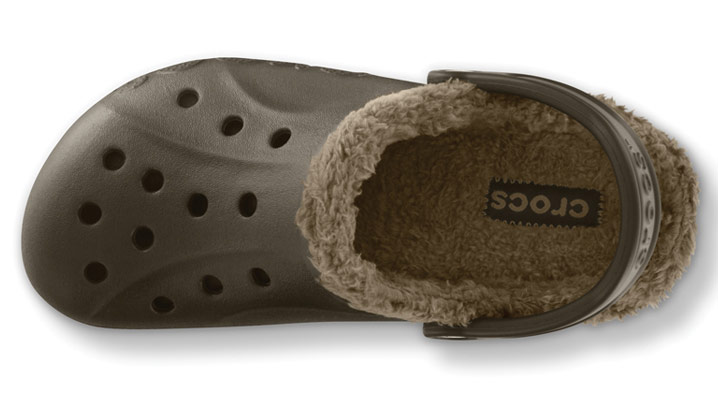topánky Crocs Baya Lined - Espresso/Khaki