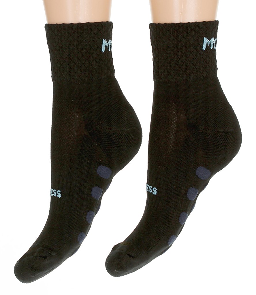 skarpetki Moira PO/FI Fitness - Black/Turquoise