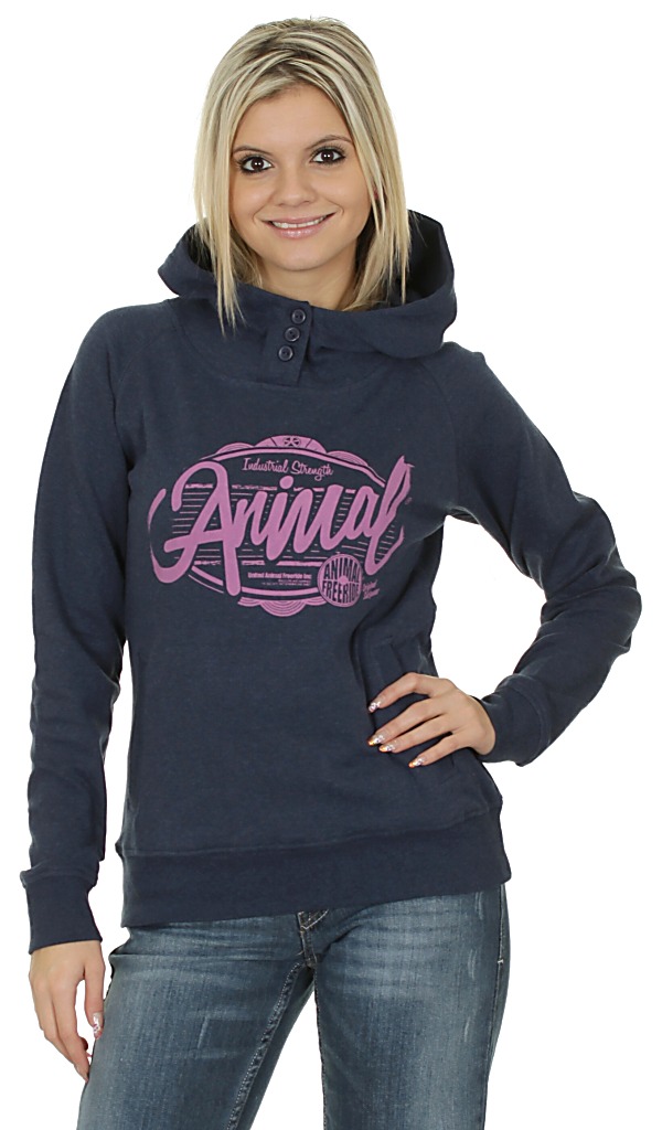 hoodie Animal Rachel - Nightshade Navy Marl