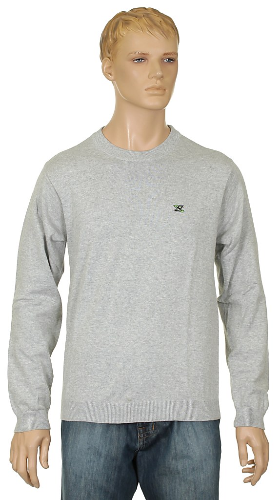 svetr Stuburt Heritage Crew - Heather Gray
