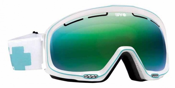 okuliare Spy Bias Minty White - Bronze/Green Spectrum Mirror