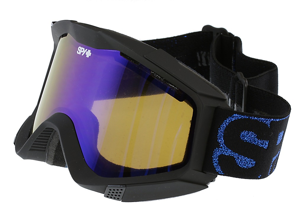 okulary Spy Zed Purple Glare - Matte Black/Bronze/Blue Mirror/Persimmon