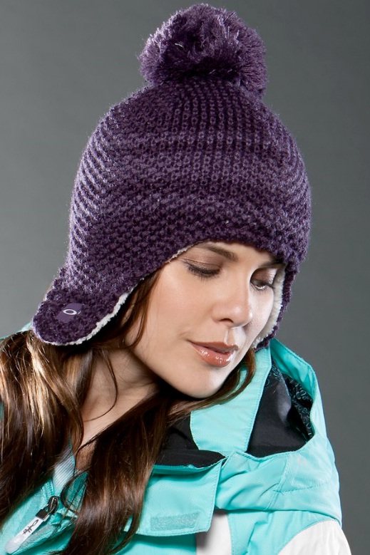 Oakley Sherpa Earflap Hat - Purple Shade