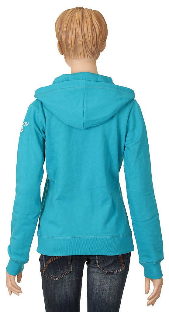 mikina Fox Chaotic Henley - Aqua