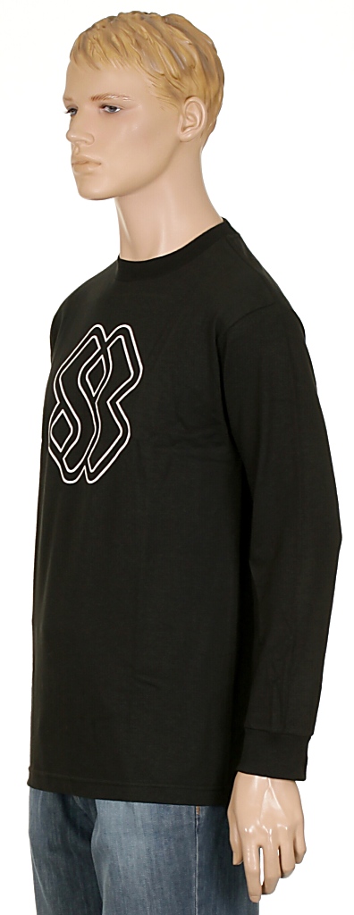tričko Special Blend Cobbler LS - Blackout