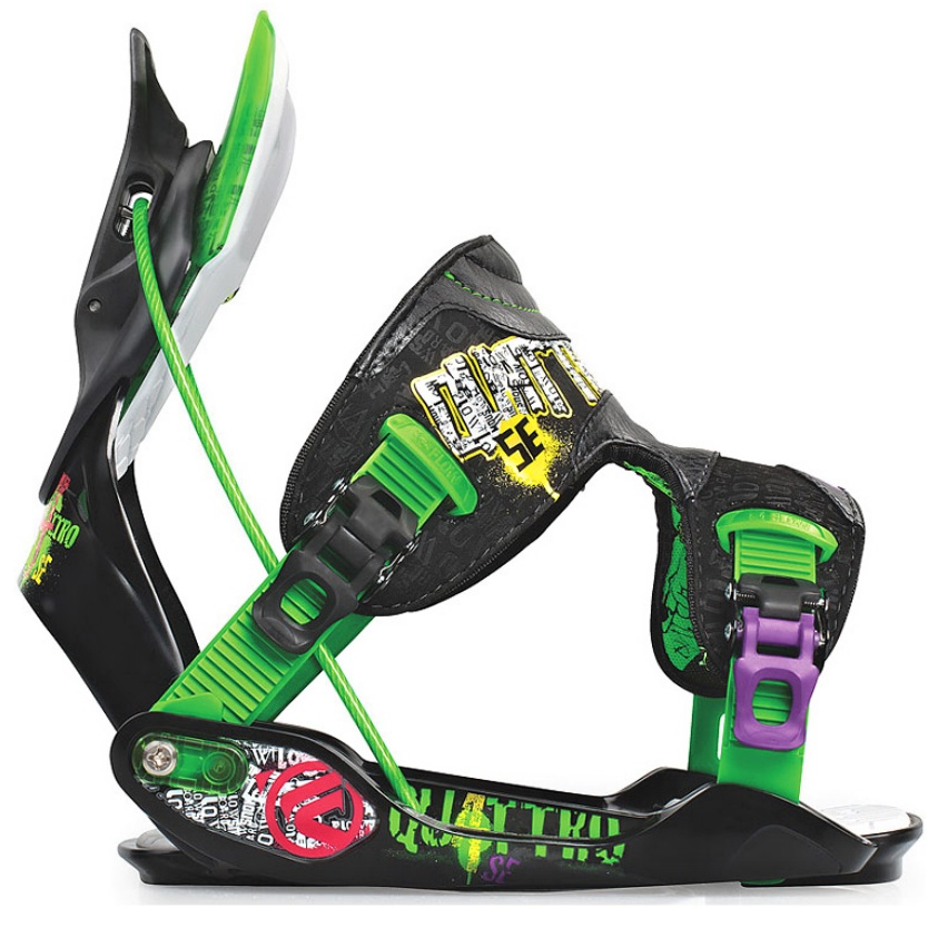 wiązanie Flow Quattro SE - Black/Green