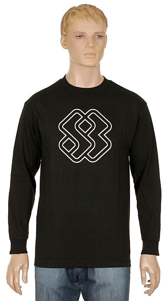 tričko Special Blend Cobbler LS - Blackout