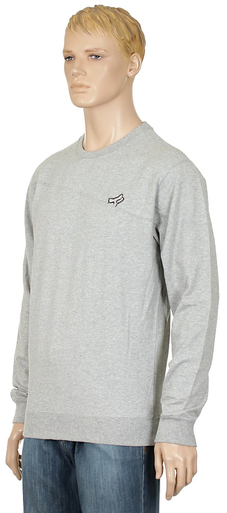 mikina Fox Asym Crew - Gray