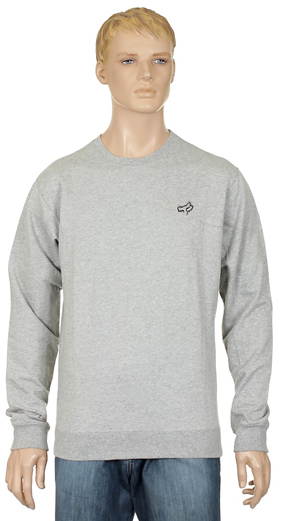 mikina Fox Asym Crew - Gray