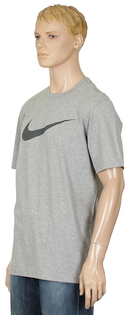 T-shirt Nike Swoosh Fill - 063/Dark Gray Heather/Dark Gray Heather