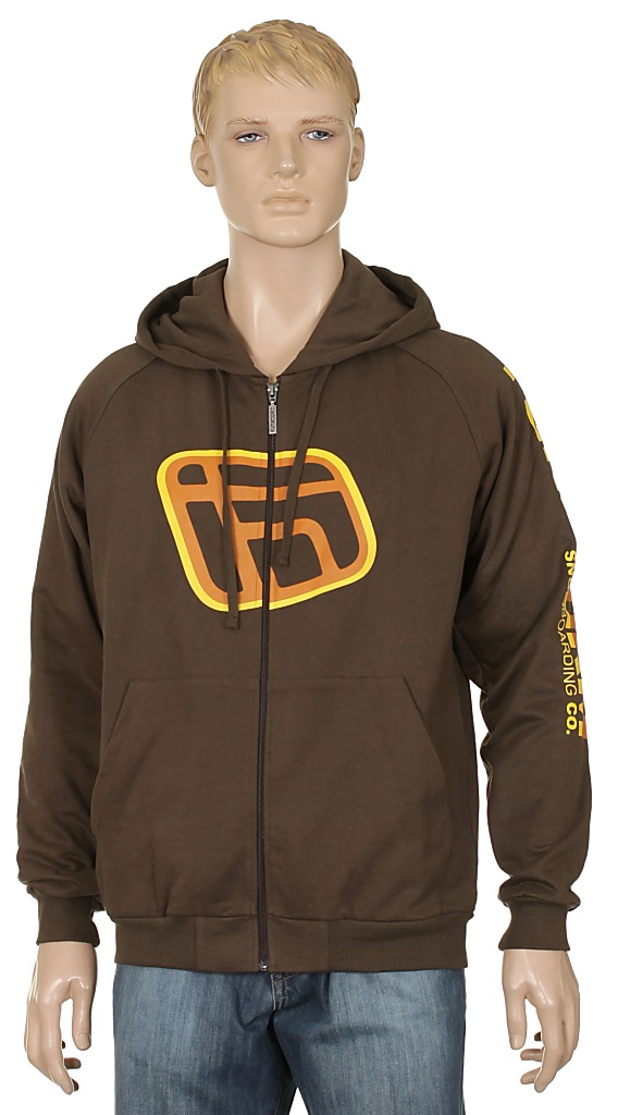 mikina Funstorm Login - Brown