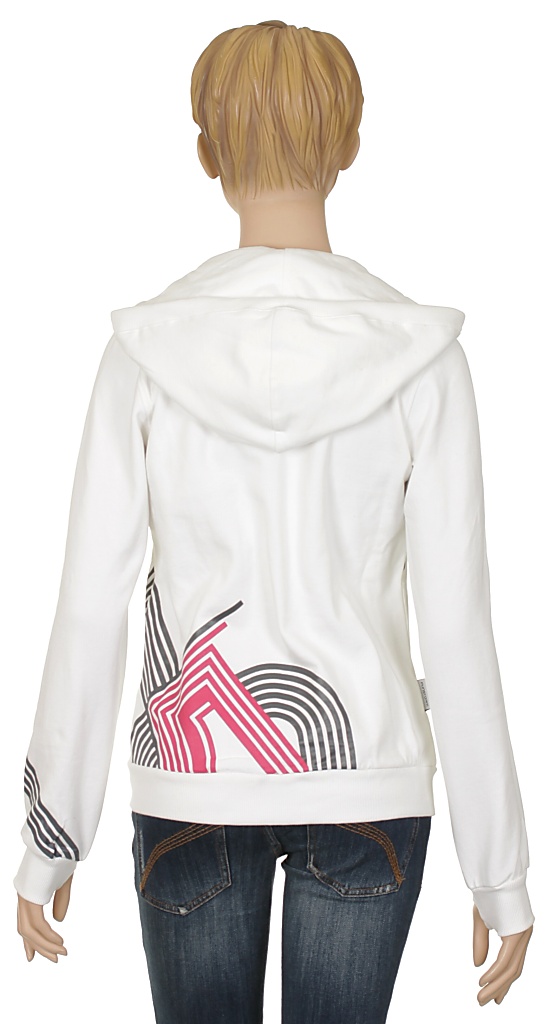 mikina Funstorm Aniwa Zip - White