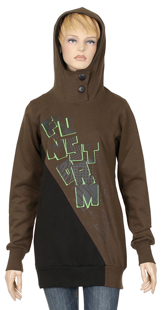 hoodie Funstorm Elgin - Brown