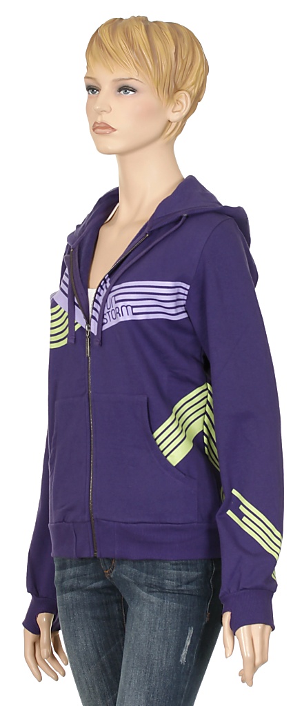 mikina Funstorm Aniwa Zip - Violet