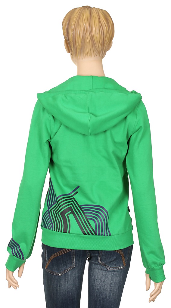 mikina Funstorm Aniwa Zip - Green