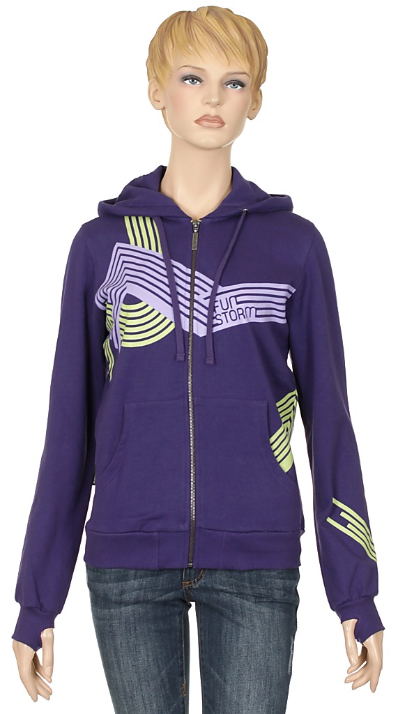 mikina Funstorm Aniwa Zip - Violet