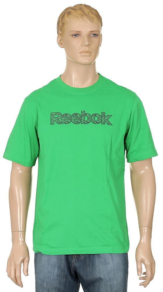 tričko Reebok AB Big Logo - Lucky Green/Gravel
