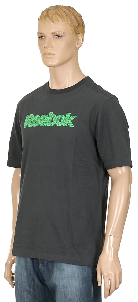 tričko Reebok AB Big Logo - Gravel/Lucky Green