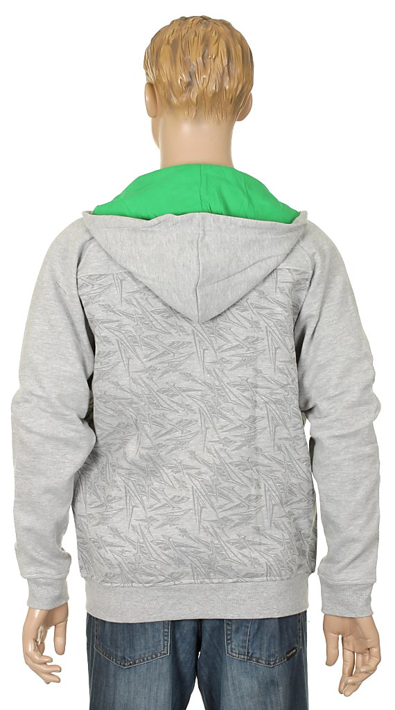 mikina Reebok AB Zip - Reebok Medium Gray Heather
