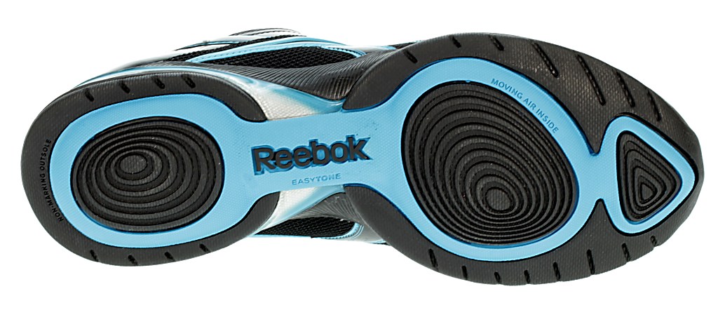 buty Reebok Easytone Reenew - Black/Feather Blue/Silver
