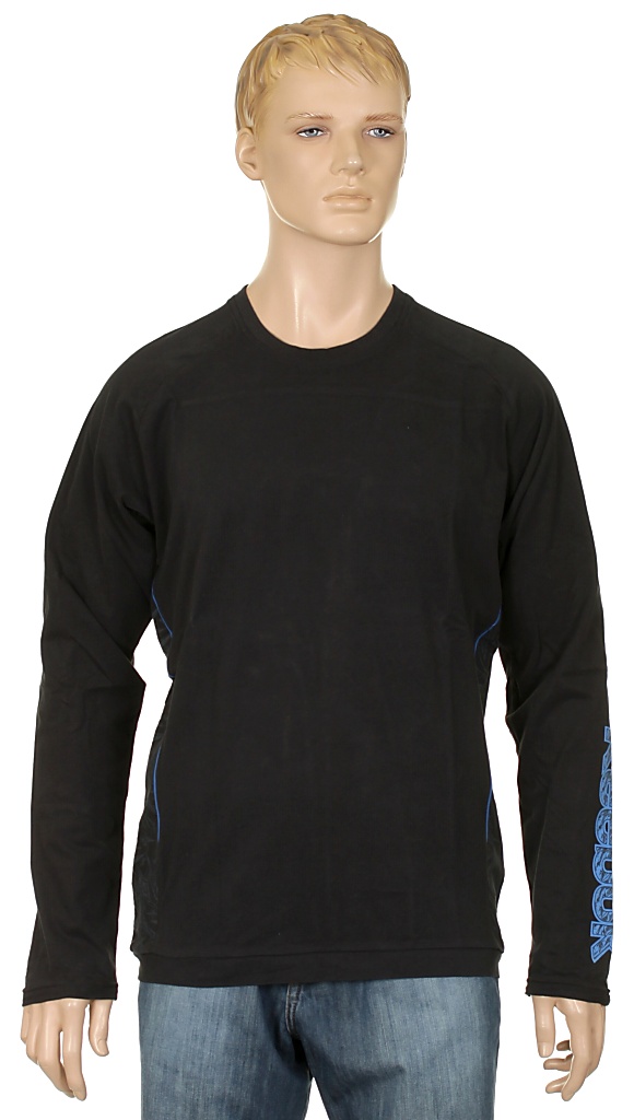 tričko Reebok AB Big Logo LS - Black/Black